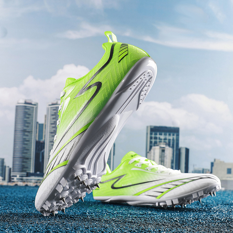 Cross-border track and field triple jump 8-stud sprint spikes competition training shoes for boys and girls, physical test shoes for exams