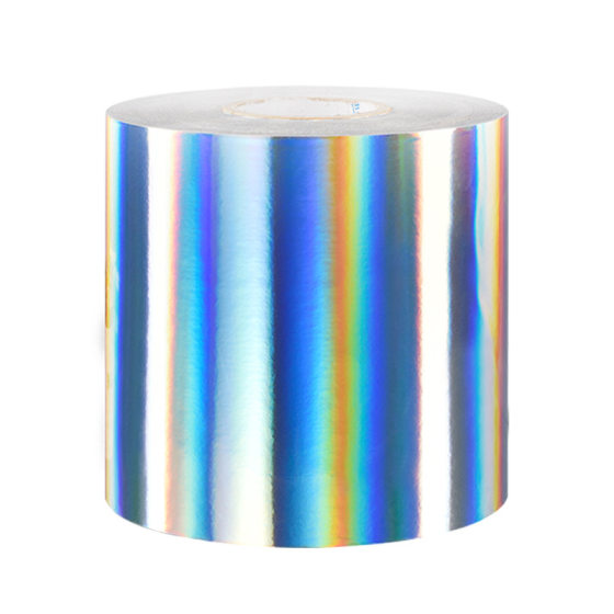 Seamless plain plain silver laser BOPP adhesive laser laser film roll adhesive material manufacturers in stock
