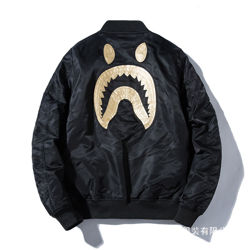 Japanese Trendy Brand Patch Embroidery Ma-1 Air Force Pilot Jacket Unisex Couple Baseball Jacket Youth Lightweight Wholesale