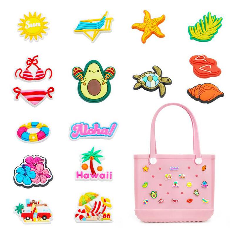 Cross-border Bag Buckle Amazon Bag Accessories Dogg Bag Summer Rubber Decorative Accessories Women's Rubber Beach Bag Hand