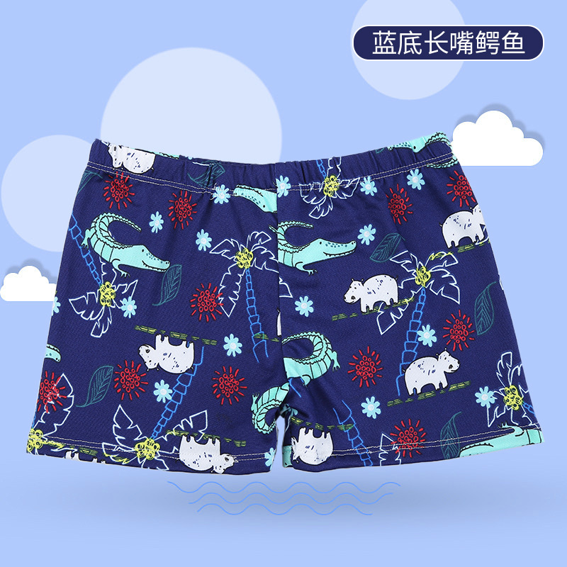 Bañadores de natación para niños moda dibujos animados impresos troncos de natación para niños playa para niños de secado rápido transpirable Boxer pantalones cortos de natación al por mayor