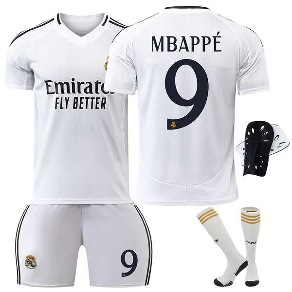 Football training uniform 2425 Real Madrid football uniform No.7 Vinicus 5 Bellingham 11 Rodrigo 9 Mba