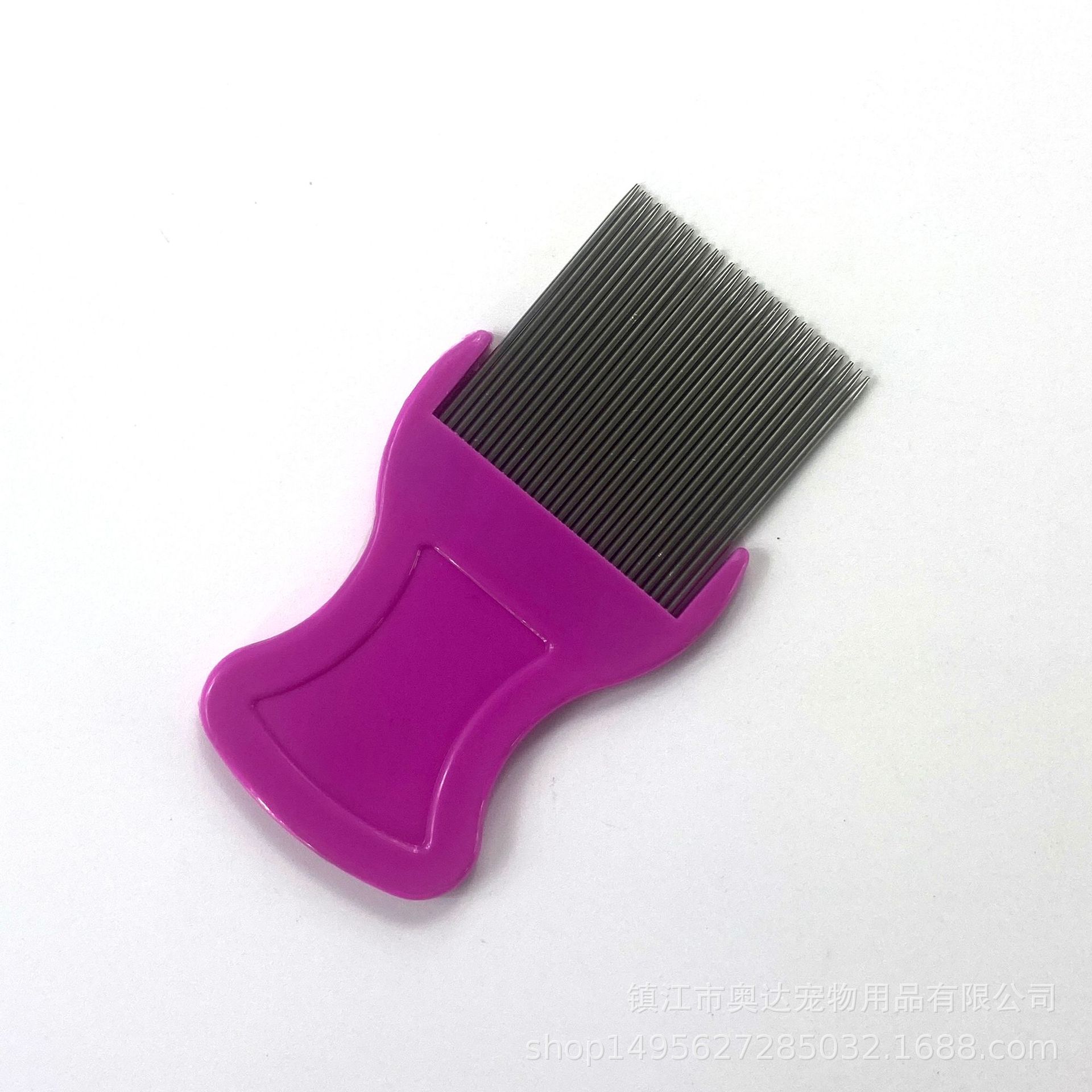 Directo de fábrica suministros Para Mascotas larga aguja de eliminación de piojos aguja peine gato y perro de limpieza de acero inoxidable peine de pulgas peine para mascotas