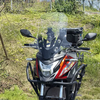 Windshield, Motorcycle front windshield - transparent-model-40-thick-52cm-high-cb400x500x-exclusive