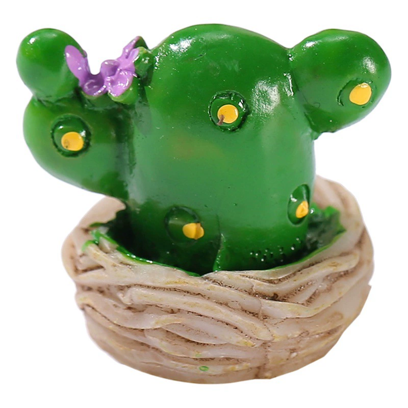 Мох микро Ландшафтные украшения кактус творческий маленький горшок закка товары мясистые маленькие украшения моделирование растений