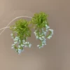 119# silver needle-green-blue