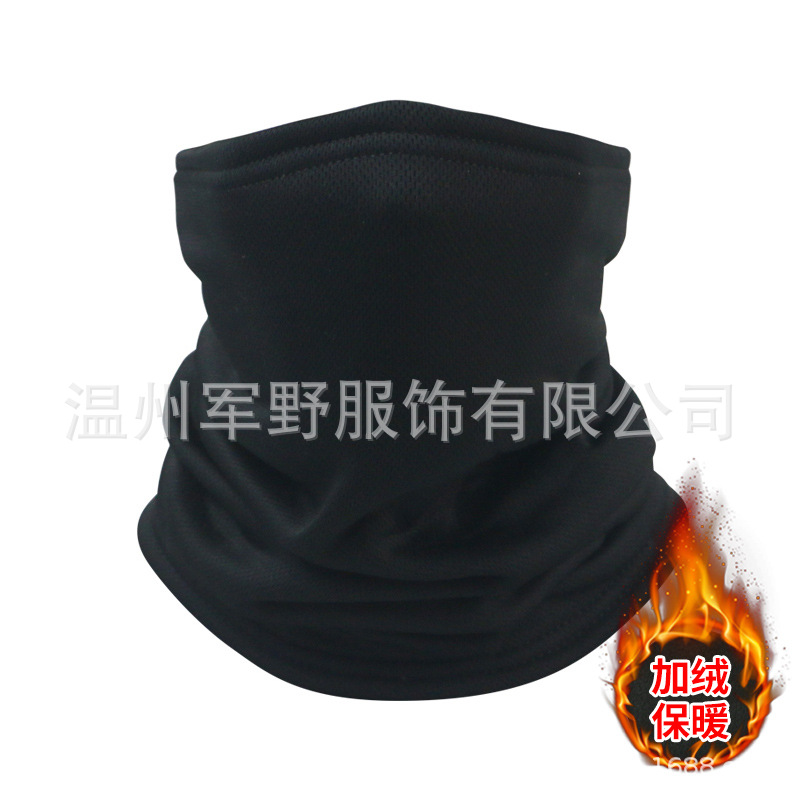 Camuflamiento y veludo turbante de invierno máscara de ciclismo al aire libre máscara de cuello caliente de invierno deportivo cubierta de cabeza transfronteriza