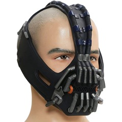ベインマスクヘッドカバーバットマン悪役バンeヘルメットCOS豪華道具英雄連盟ハロウィーンマスク