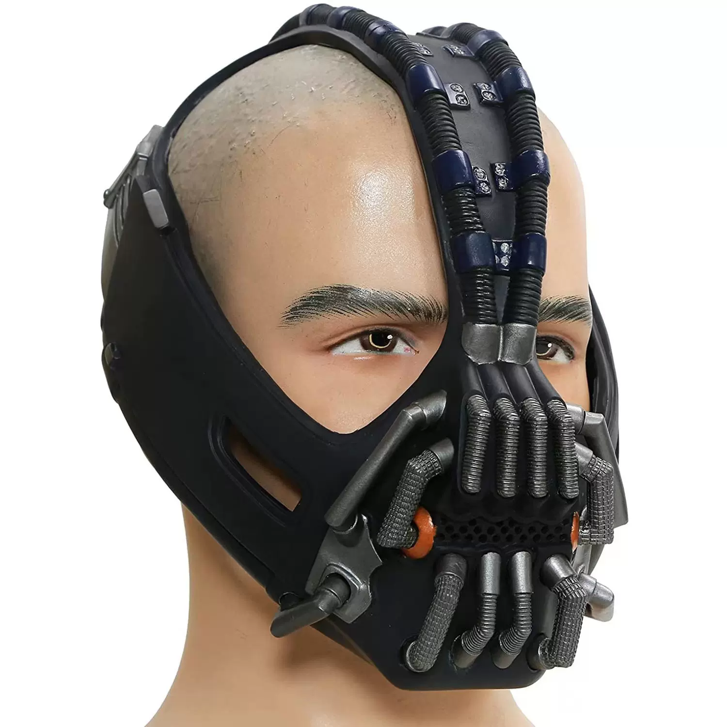 贝恩面具头套蝙蝠侠反派Bane头盔COS豪华道具英雄联盟万圣节面罩