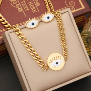 Accessory, pendant, jewelry stainless steel, chain for key bag , European style, diamond encrusted