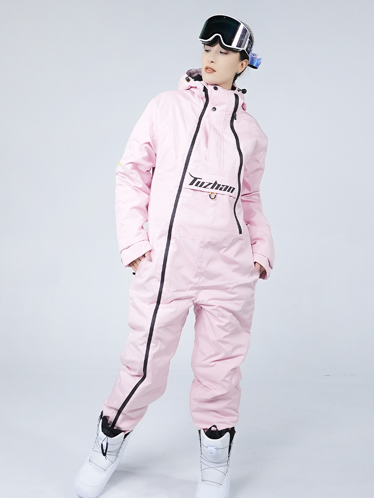 원피스스키복 방한남녀복 야외방수,방풍 도톰하고 따뜻한 올인원 커플겨울낚시 신작