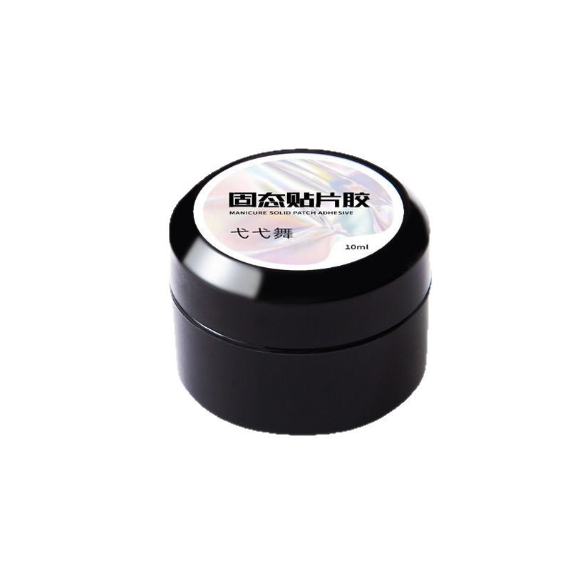 Pegamento de estado sólido para uñas para usar, pegamento para parches de uñas, función de fototerapia, adhesivo de uñas extendidas, taladro firme duradero