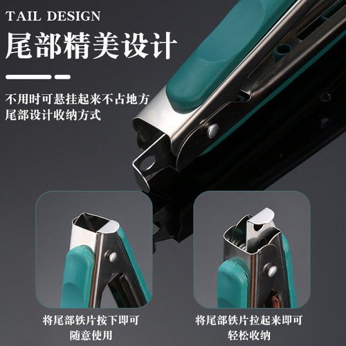 Stainless steel thickened self-service sandwich bread clips food barbecue clips steak clips restaurant heat-resistant fast food clips