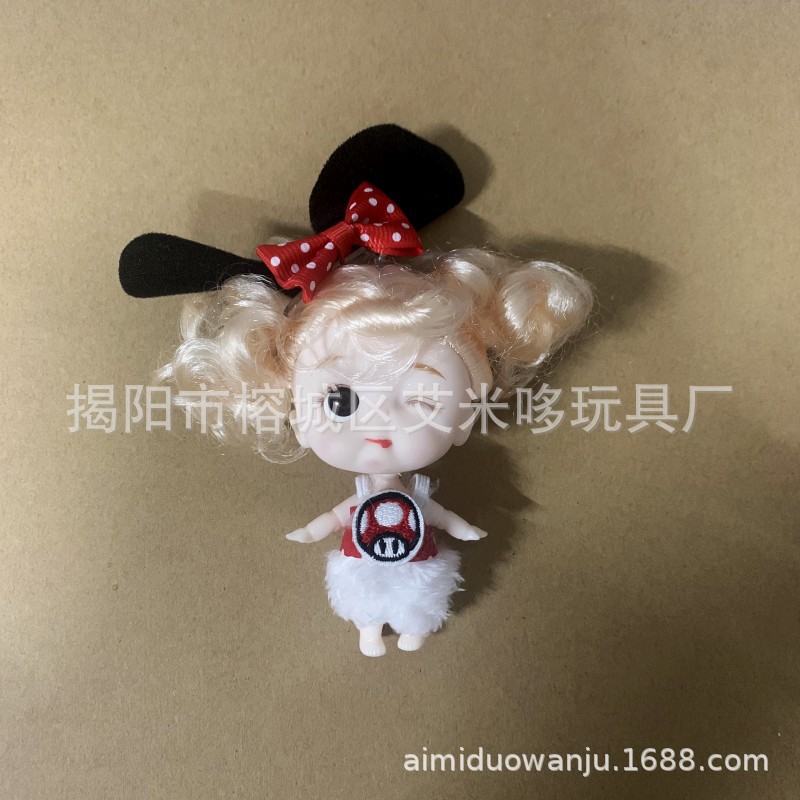 Internet Celebrity Mini Doll Ob11 Girl Toy Pendant Cute Barbie-Style Dress-Up Doll Wholesale