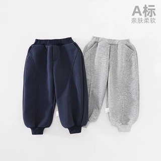 儿童春秋季宽松A类运动裤男女童小脚灰色卫裤宝宝休闲幼儿园裤子