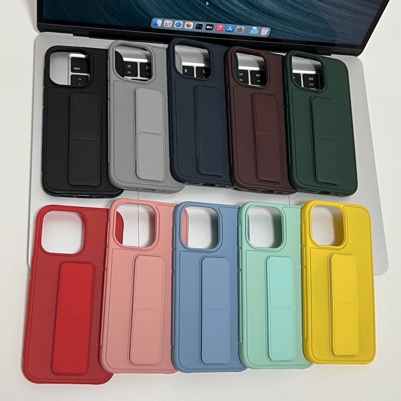 Suitable for Apple 17Promax Foldable Stand Phone Case, Full Coverage Iphone16 Skin-Feel Anti-Drop 15 Protective Case Suitable for Apple 17Promax Foldable Stand Phone Case, Full Coverage Iphone16 Skin-Feel Anti-Drop 15 Protective Case
