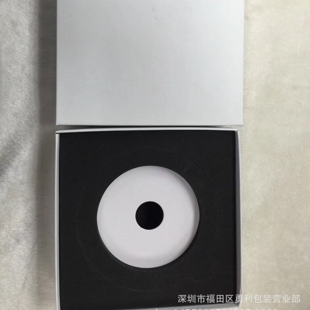 黑色无线充礼盒彩盒包装盒白色无线充电天地盖现货包装充电宝包装