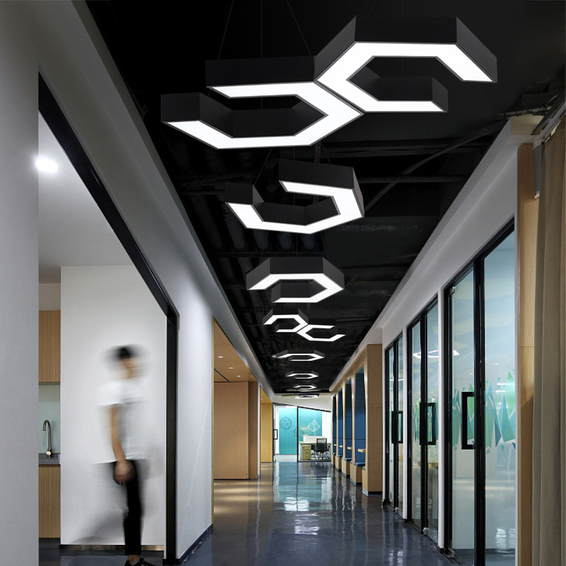 Creative LED decorative lights for offices, internet cafes, gyms, shopping malls, supermarkets, shops, and personalized industrial-style lighting fixtures.