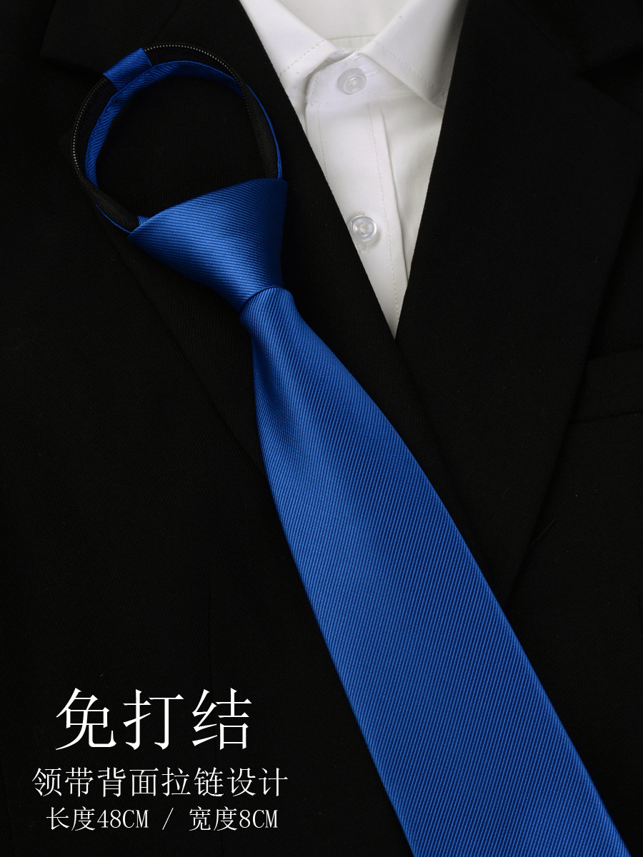 メーカーの国境を越えたメンズフォーマルウェアハイエンドレトロブラックとグレーのネクタイビジネスカジュアルジッパープロの仕事用手作り