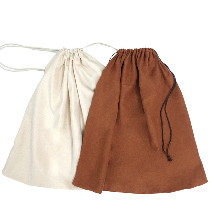 Bag dust bag finishing deerskin luxury leather bag soft protective bag suede drawstring girdle storage bag wholesale Bag dust bag finishing deerskin luxury leather bag soft protective bag suede drawstring girdle storage bag wholesale