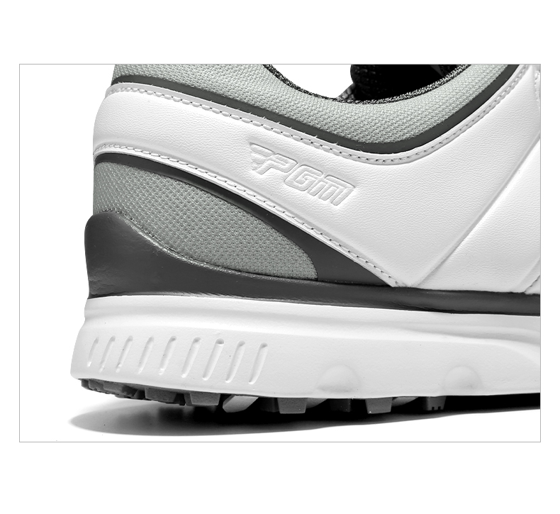 Giày golf nam PGM dây núm xoay đế đinh chống trượt, thoáng khí mùa thu — XZ275 - Trắng xám [Chống thấm nước/Dây giày núm/Đinh chống trượt bên] chi tiết 16