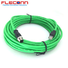 �S��ֱ�N 4Pin 24AWG*2P S/FTP CAT6 M12 4оD�͹��^�DRJ45�W��