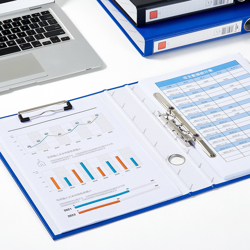 Qixin A4 사무실 판지 폴더 종이 폴더 도매 긴 내기 부목 클램프 NO. 333