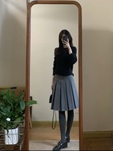 韩版百搭气质套装女秋季2025新款刺绣麻花针织毛衣高腰百褶半身裙