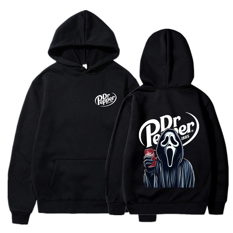 Ghostface Dr Pepper Halloween Hoodies Men Fashion Printed