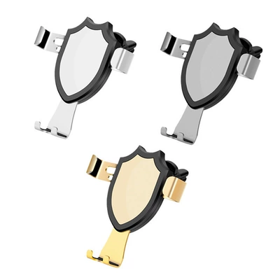 Clip-On Mobile Phone Holder | Car phone holder - gray-single-panel