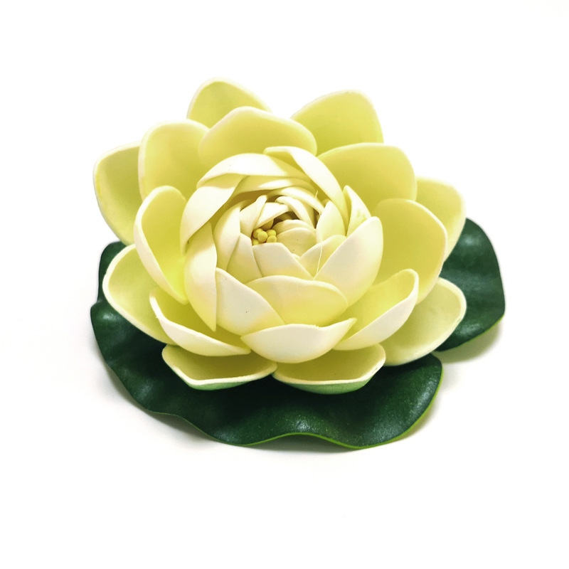 Lotus artificial hoja de loto para dormir Lotus falso loto danza accesorios piscina decoración Lotus EVA espuma flor eterna