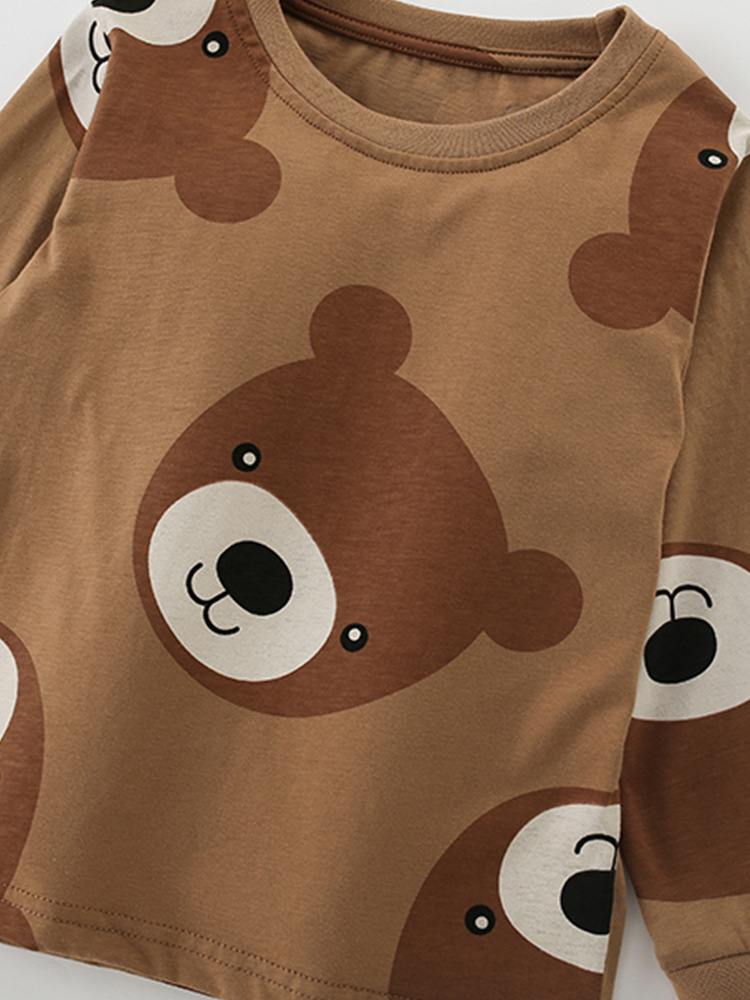 Ropa de hogar para niños malwee transfronteriza otoño e invierno nuevo traje europeo y americano para niños pequeños y medianos traje casual de dos piezas para niños guapos