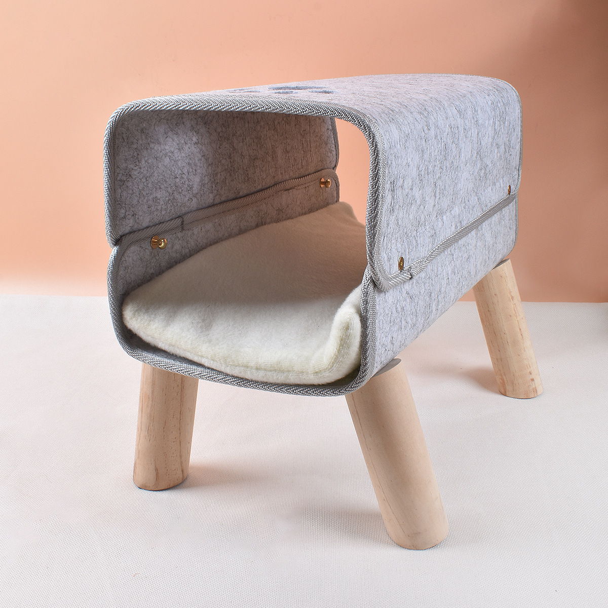 Gato perrera cuatro estaciones extraíble lavado gato cama llena gato perrera verano gato suministros mascota cama hamaca perrera