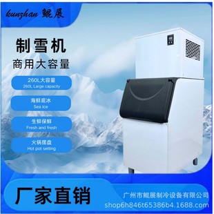 Pure Snowflake Ice Machine Commercial Continuous Snowflake Japanese Restaurant Sashimi Seafood Sushi Salmon Hot Pot Restaurant Snow Machine
