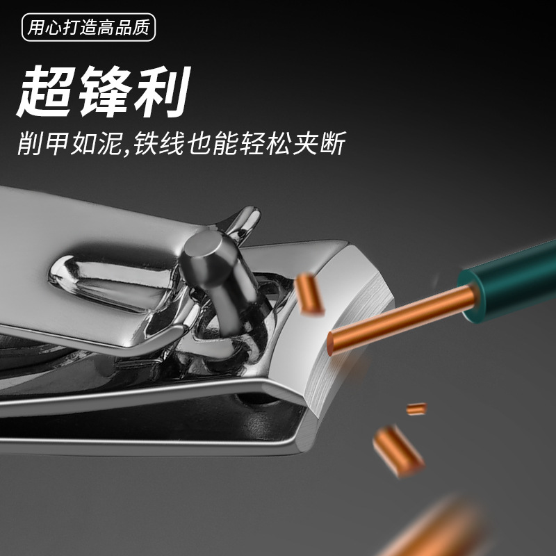 Spot 211 cortaúñas 0818 cortaúñas 602 cortaúñas carbón negro con lima promoción de regalos de fábrica