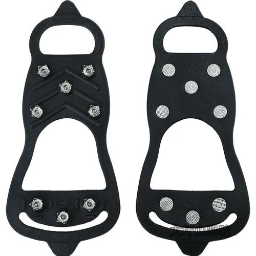 8-tooth crampons anti-slip shoe covers outdoor adult men and women mountaineering snow cleats ice grab shoe chain road drop resistance artifact