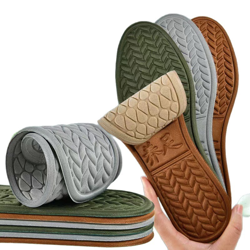 Plantilla desodorante de masaje 4D para hombres y mujeres, absorbente de sudor, desodorante y transpirable