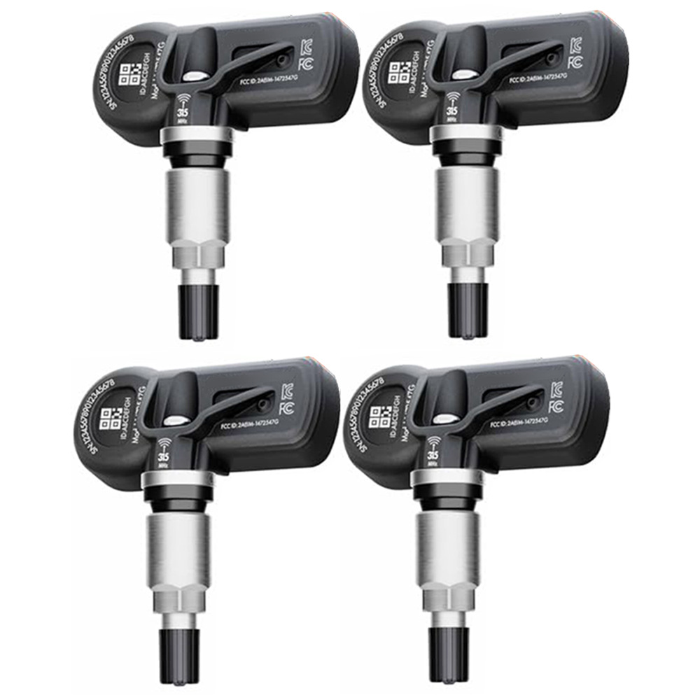 4-Pack Hc3Z1A189A Tire Pressure Monitoring Sensors Suitable for Ford F150 Lincoln 315Mhz