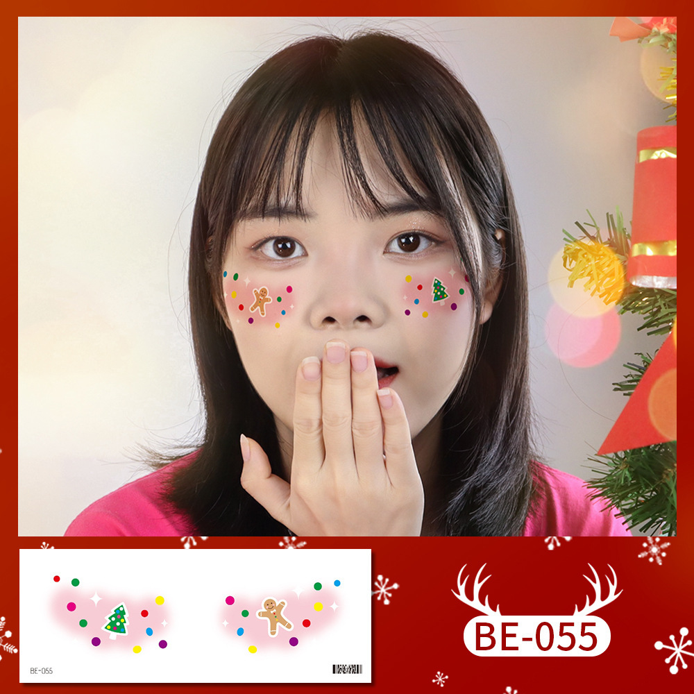 BE-055 (크리스마스 페이스 스티커)