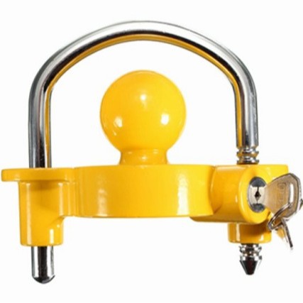 Cerradura de remolque en stock para venta directa, cerradura de cesta, equipo de tráfico, dispositivos de bloqueo de remolque, cerradura de cubierta de bola de alta calidad, accesorios de bloqueo.