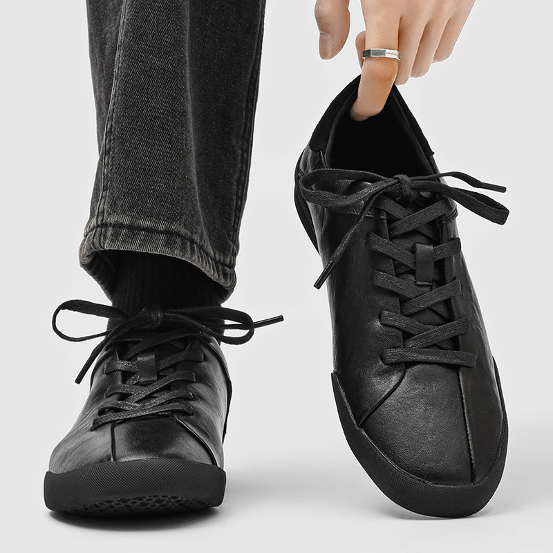 Versatile Casual Shoes Classic Autumn and Winter German Training Shoes Men's Flat Hiking Trendy Commuter Low-Top Shoes 25670-J