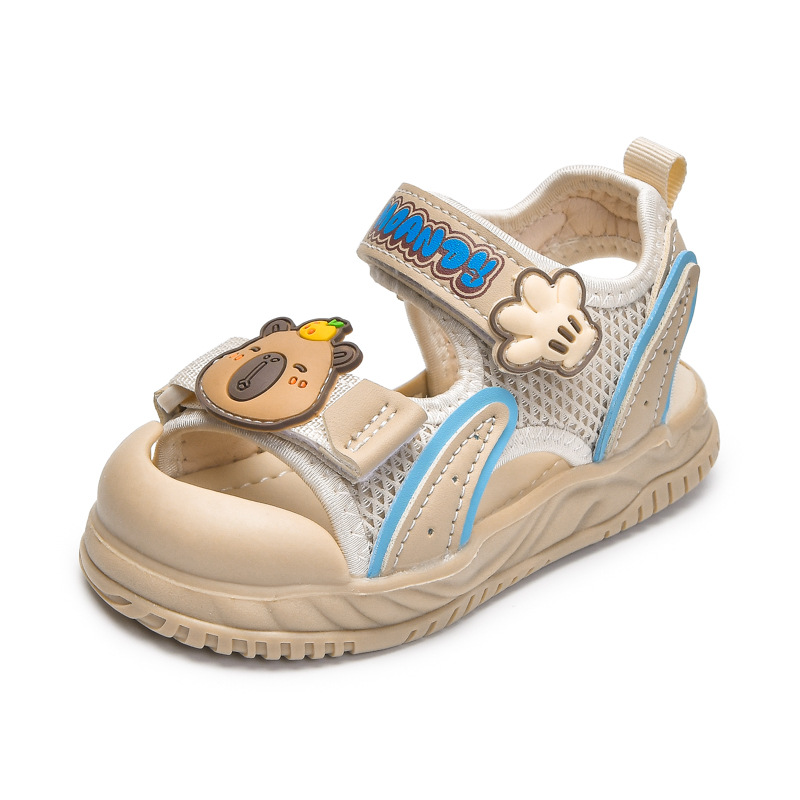 Dibujos animados para niños sandalias para bebés lindos fondo suave 2025 verano niños y niñas zapatos de playa sandalias Baotou