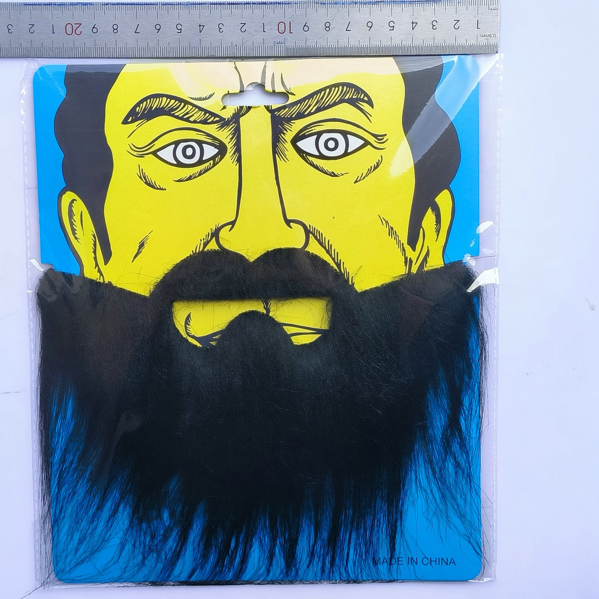 Bola de Halloween vestir apoyos barba negro rendimiento en la etapa cos Barba truco divertido barba falsa