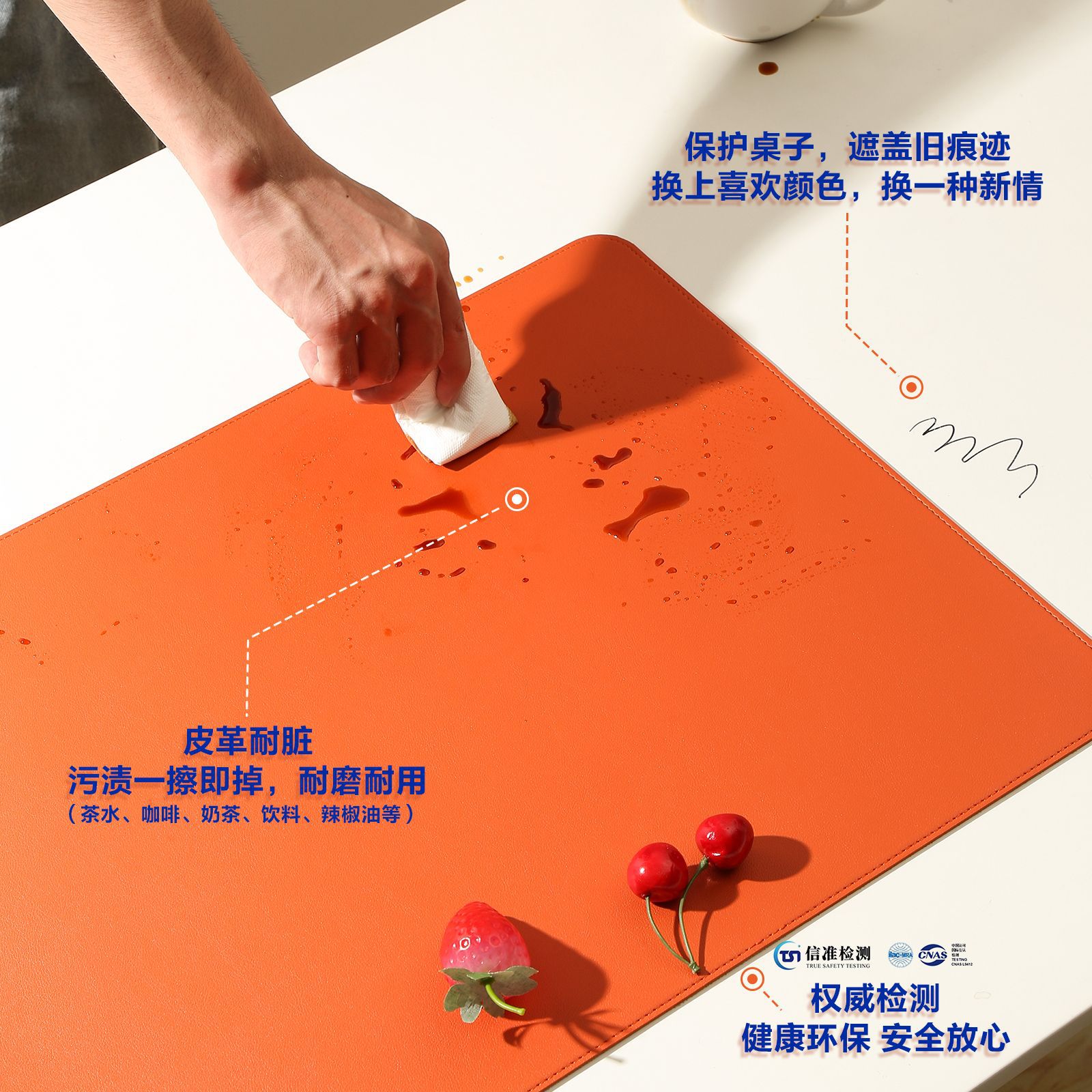 Alfombrilla de ratón de cuero de color sólido, personalizada, impermeable y resistente al aceite, con publicidad y LOGO para marcas corporativas, alfombrilla de escritorio extra grande para oficina.