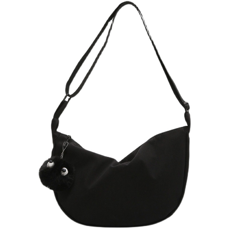 Bolsa de mensajero de moda de marca pequeña bolsa para mujeres 2023 nueva moda japonesa lona hombro estudiante estilo coreano mochila casual todo-juego