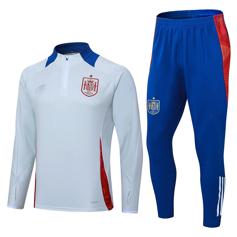 Uniformes de fútbol de otoño e invierno de Paris Messi Mbappe, uniformes de entrenamiento rojos y negros de Liverpool Barcelona, versión jugador Bol.