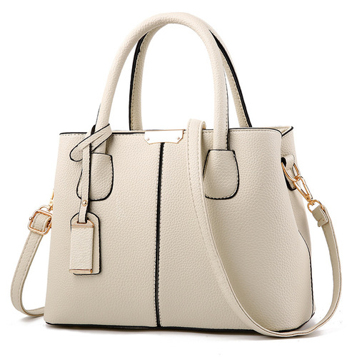 [Cross-border women's bags]  new European and American foreign trade women's bags, litchi pattern fashion handbags, shoulder bags, cross-body bags