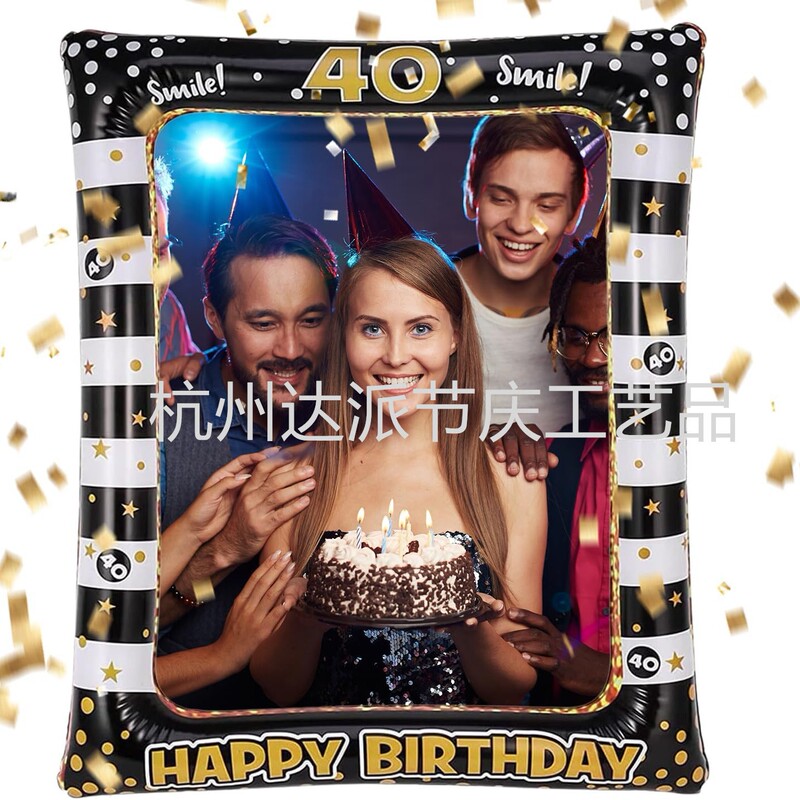 Birthday Photo Frames for Different Ages, Adult Birthday Photo Props, Environmentally Friendly Thickeneded Pvc Inflatable Frames Birthday Photo Frames for Different Ages, Adult Birthday Photo Props, Environmentally Friendly Thickeneded Pvc Inflatable Frames