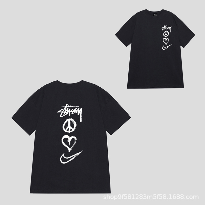 STU 25SS 新品 STU 高品質純綿 男女同型半袖Tシャツ トレンドブランド服|undefined