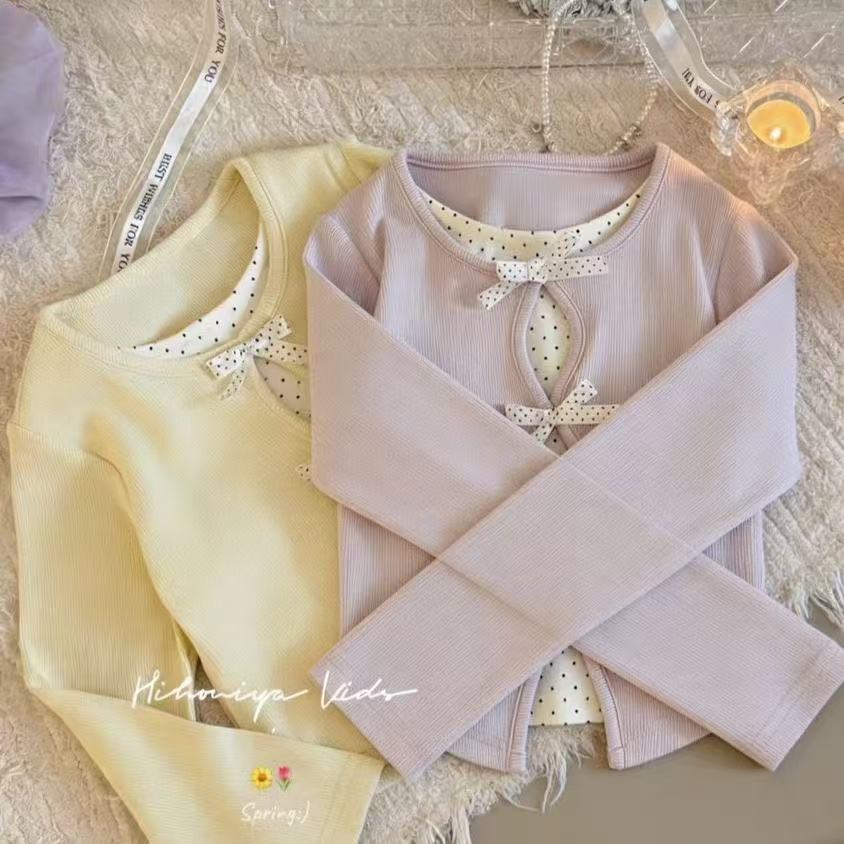 Girls' Autumn Long-Sleeve Top 2026 New T-Shirt Loose Korean Style Casual Versatile Breathable Skin-Friendly Base Shirt